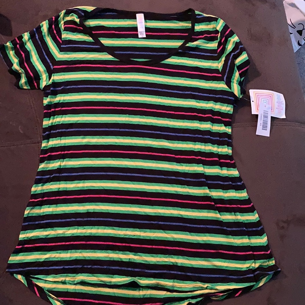 Lularoe Classic Top XS stripes